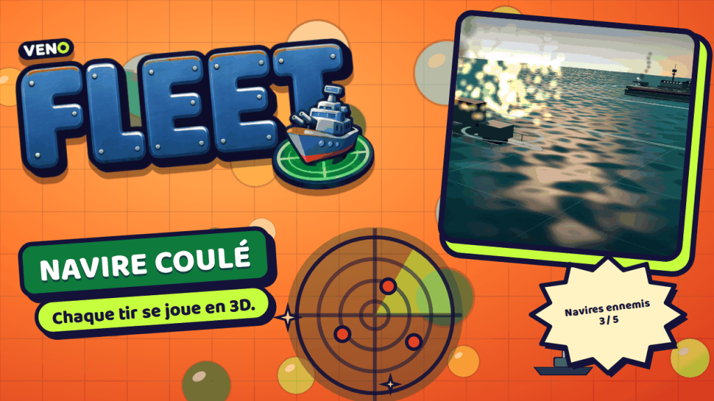 Navire de VENO Fleet qui explose après un coup au but