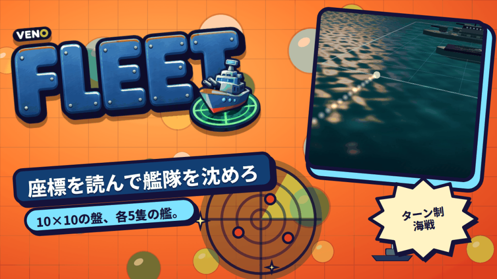 PC版 VENO Fleet、海面を走る魚雷