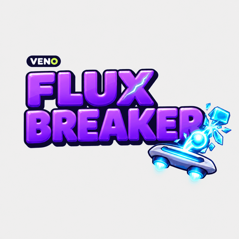 Logotipo del juego VENO Flux Breaker