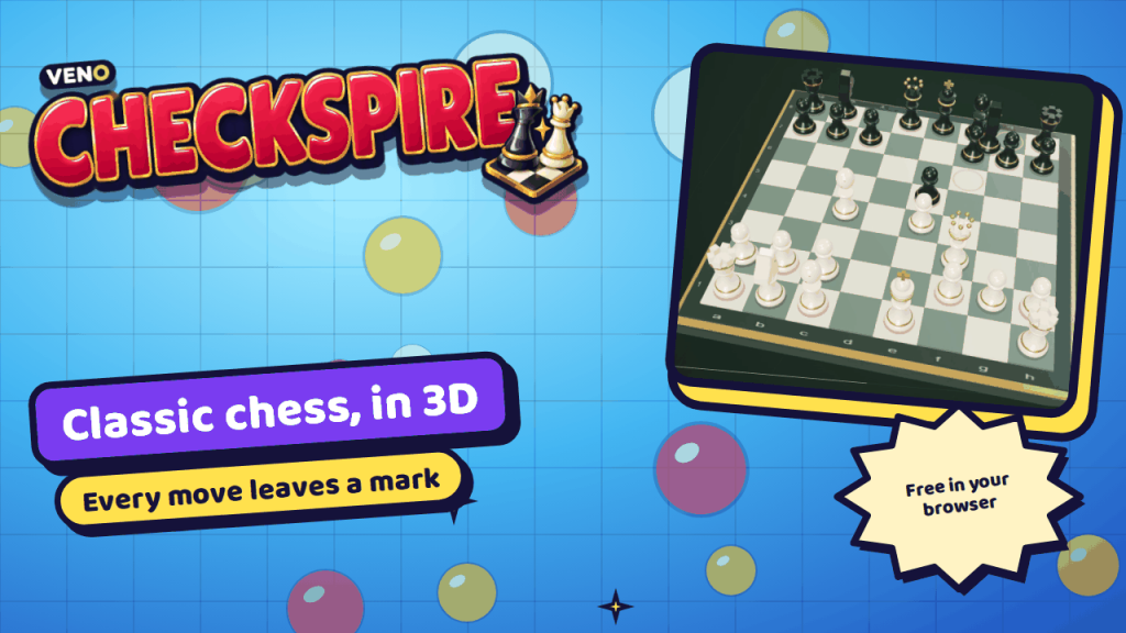 3D chessboard in the opening with knights and bishops developing