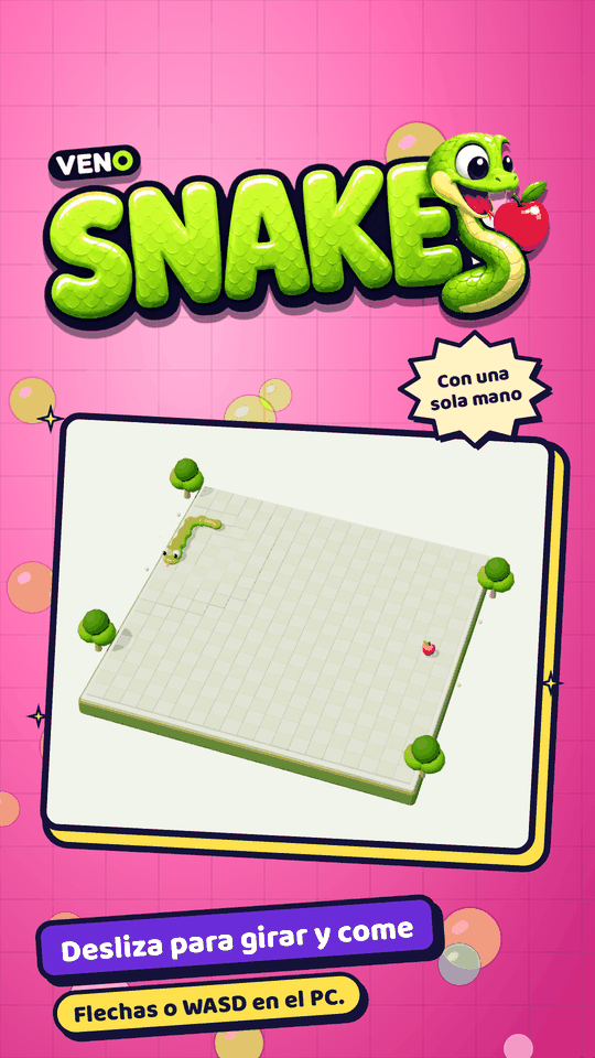 VENO Snake en el móvil al empezar una partida clásica