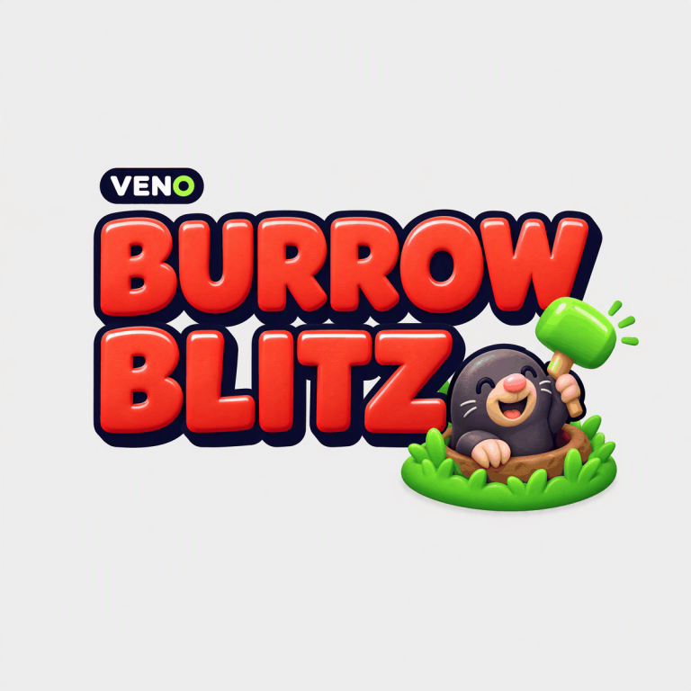 Logotipo del juego VENO Burrow Blitz