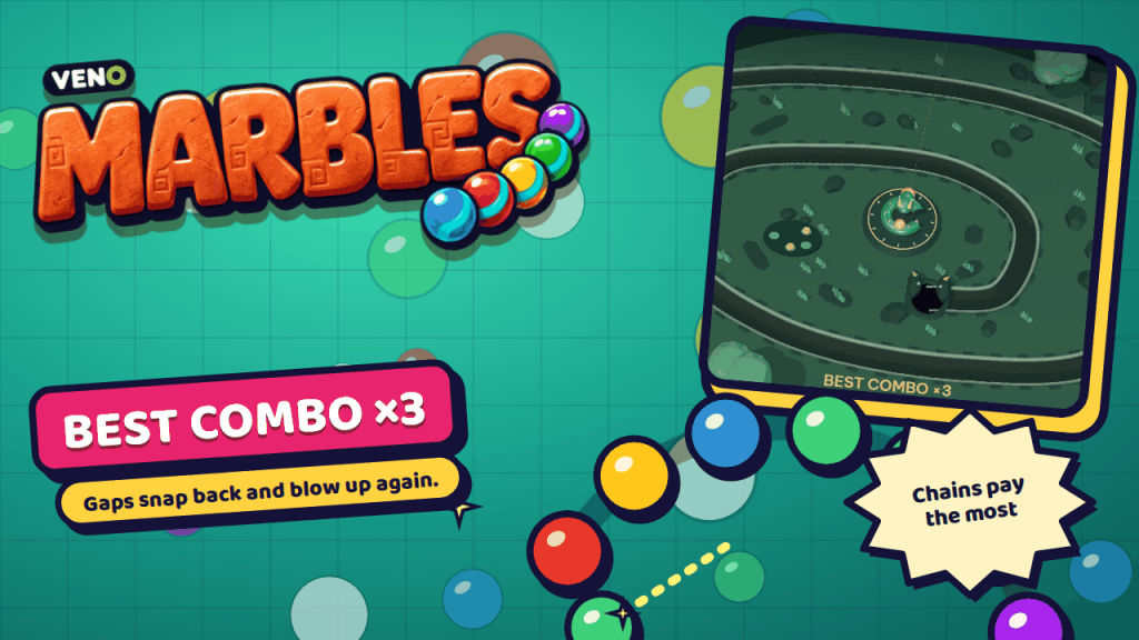 VENO Marble level on desktop after a combo