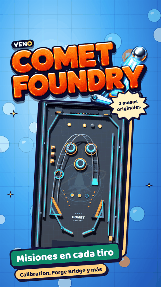 Dos bolas en juego entre los bumpers durante una misión