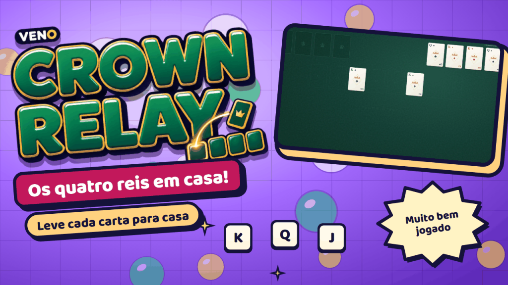Os quatro reis nas fundações no fim da partida