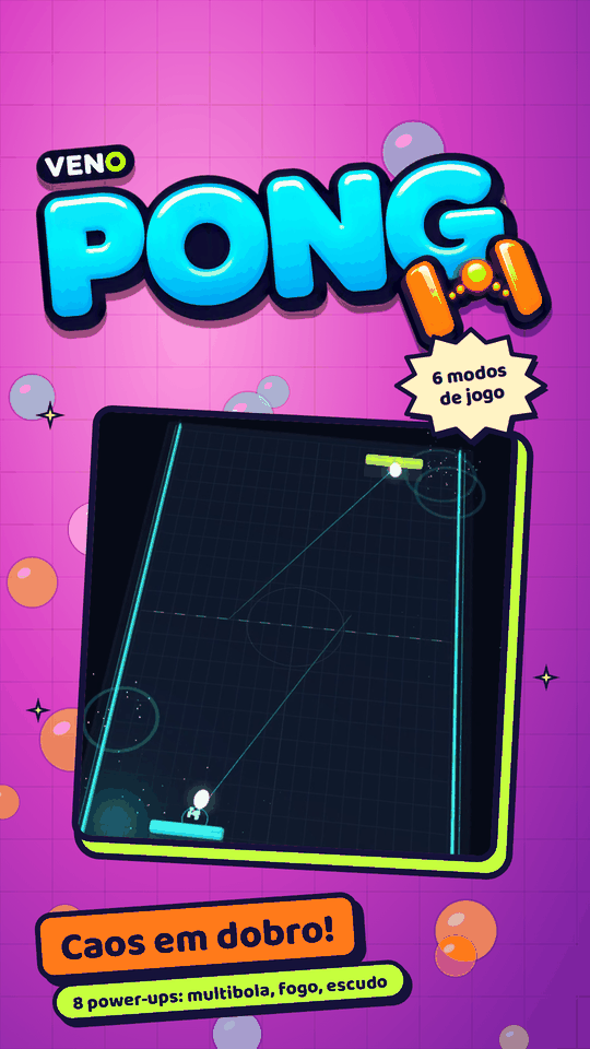 Várias bolas em jogo ao mesmo tempo depois de um power-up de multibola