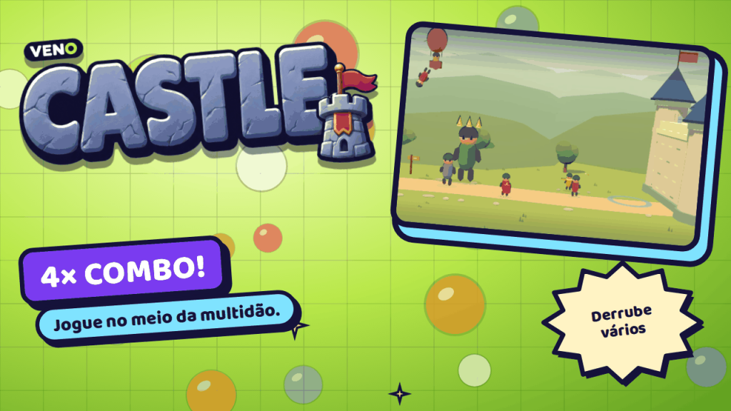 Um gigante, um balão de ar quente e um soldado voando durante um combo 4×