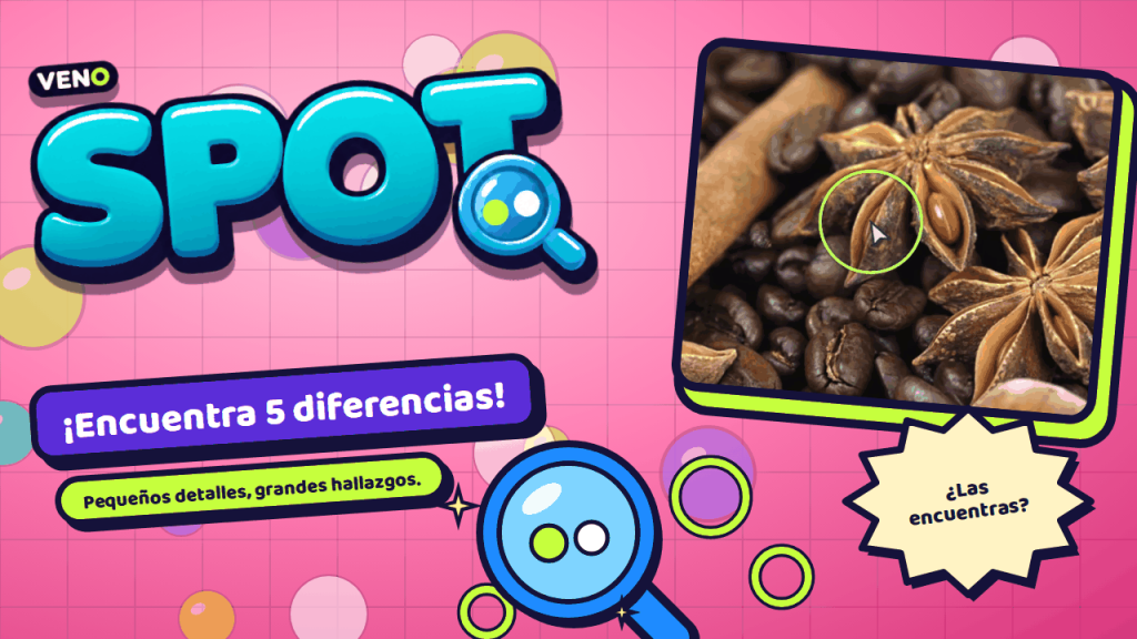 VENO Spot en ordenador con una diferencia marcada en la imagen B
