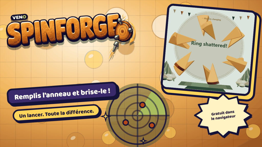 L'anneau de bois éclate avec le message Anneau brisé !