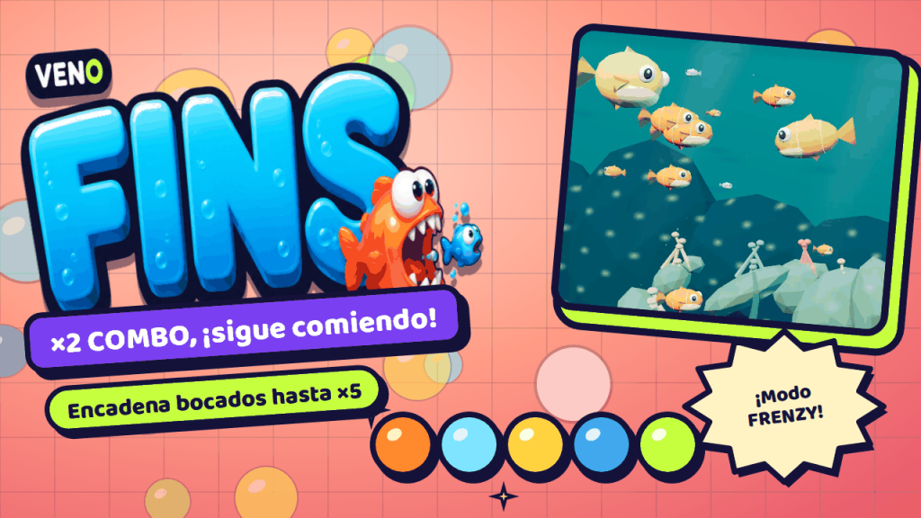 Un banco de peces sobre el arrecife durante un combo ×2