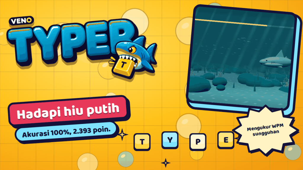 Duel melawan hiu putih di VENO Typer