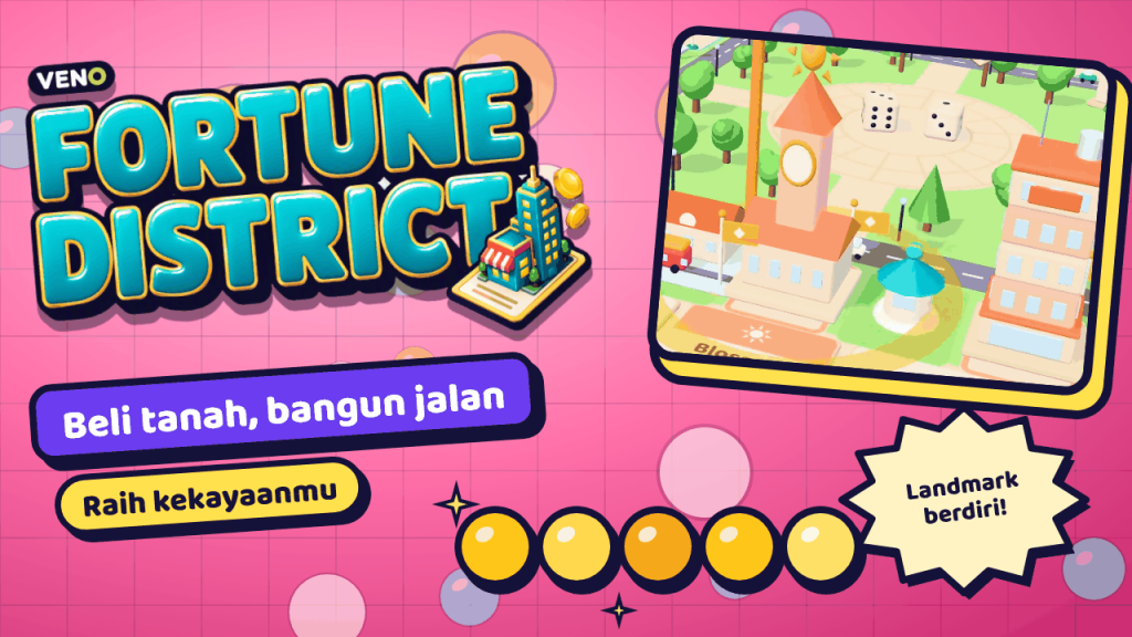 Landmark menara jam berdiri di Blossom Porch pada papan kota mainan 3D